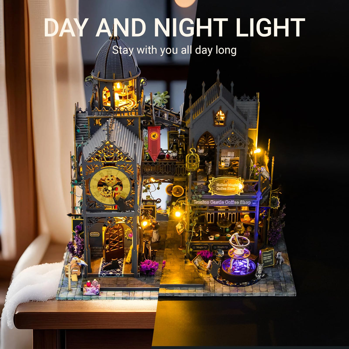PANZIYU LED finale lighting enhances display with a warm glow.