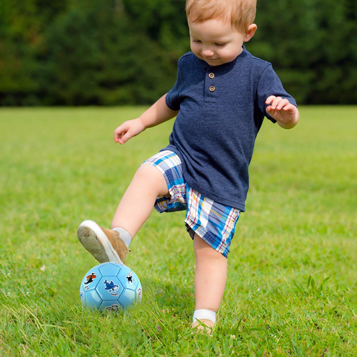 Paokoo soft PVC-free ball emphasizes safety for toddlers.