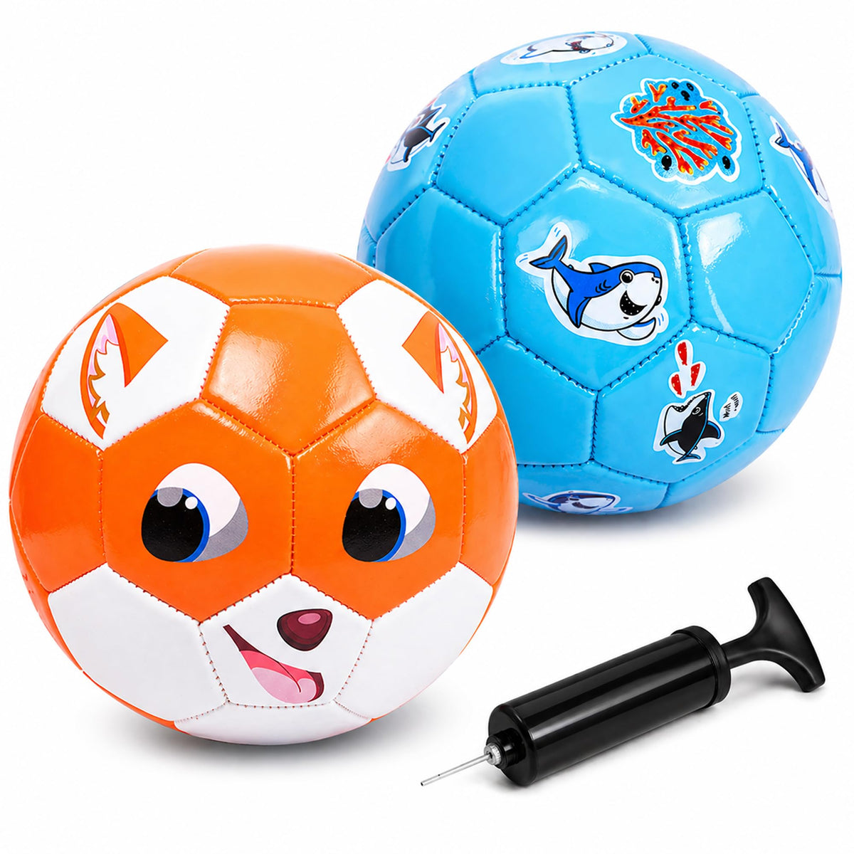 Paokoo toddler soccer ball with fox design promotes imaginative play and motor skill development.