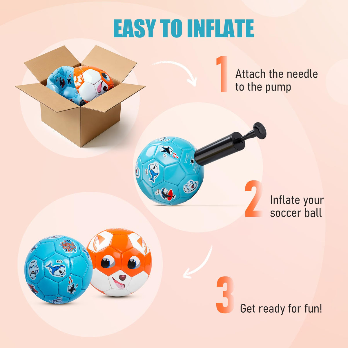 Paokoo shark design ball inspires group play and outdoor adventures.