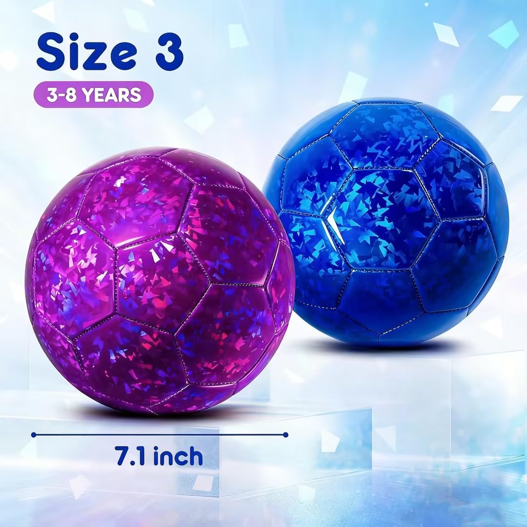 Paokoo toddler soccer ball with cracked glass design for bold visuals