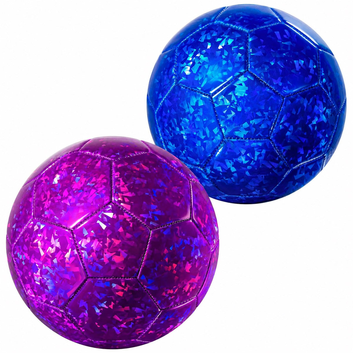 Paokoo toddler soccer ball Size 3 with glitter heart design for imaginative play
