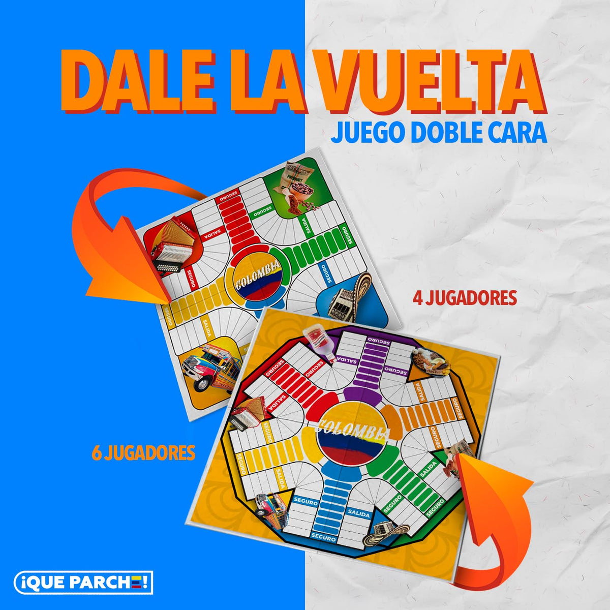 PAP Products dice pair included for quick, interactive turns.