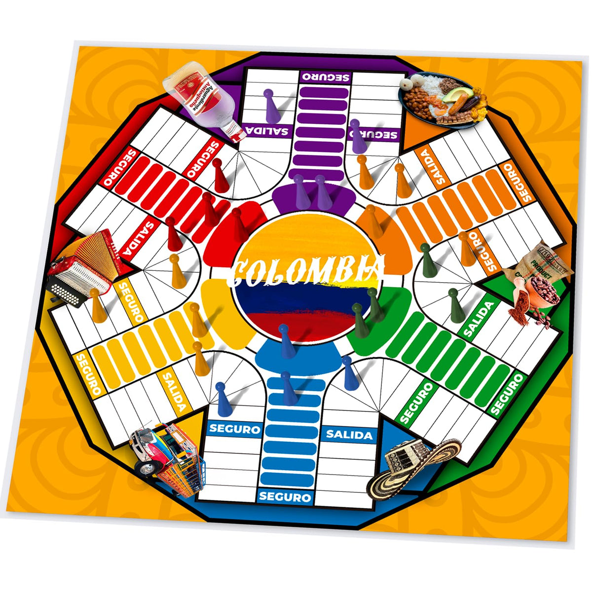 PAP Products magnetic Parques folded board for easy storage and portability.