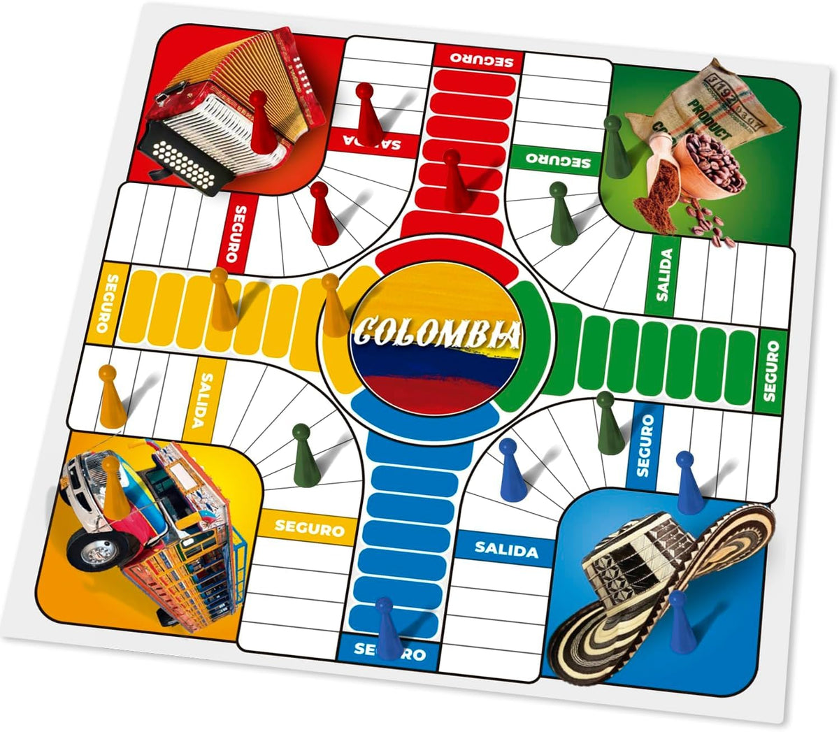 PAP Products Parques Colombiano portable folding board for on-the-go play