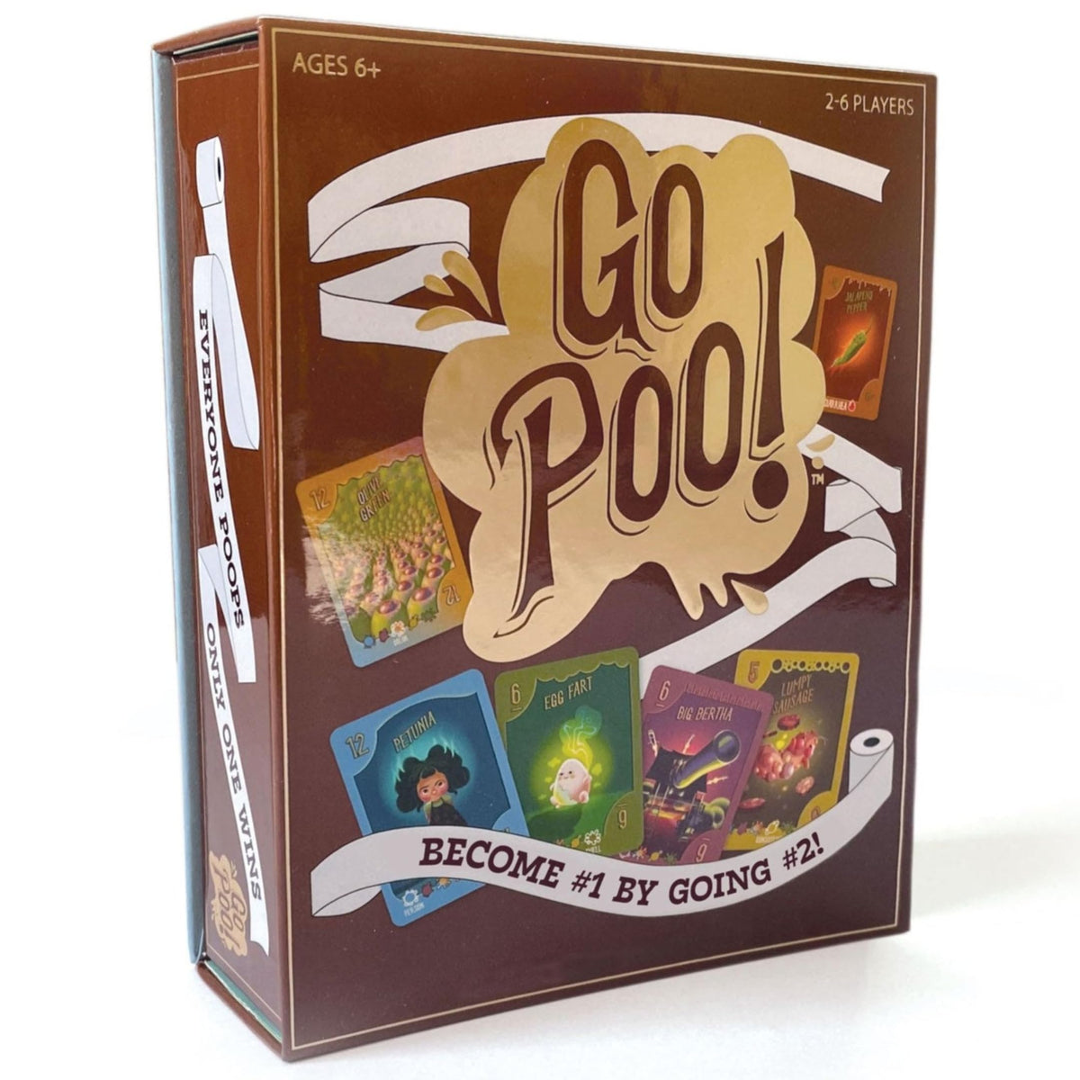 Paper House Go Poo Game cover art for family night fun and laughs