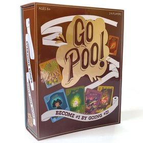 Paper House Go Poo Game cover art for family night fun and laughs