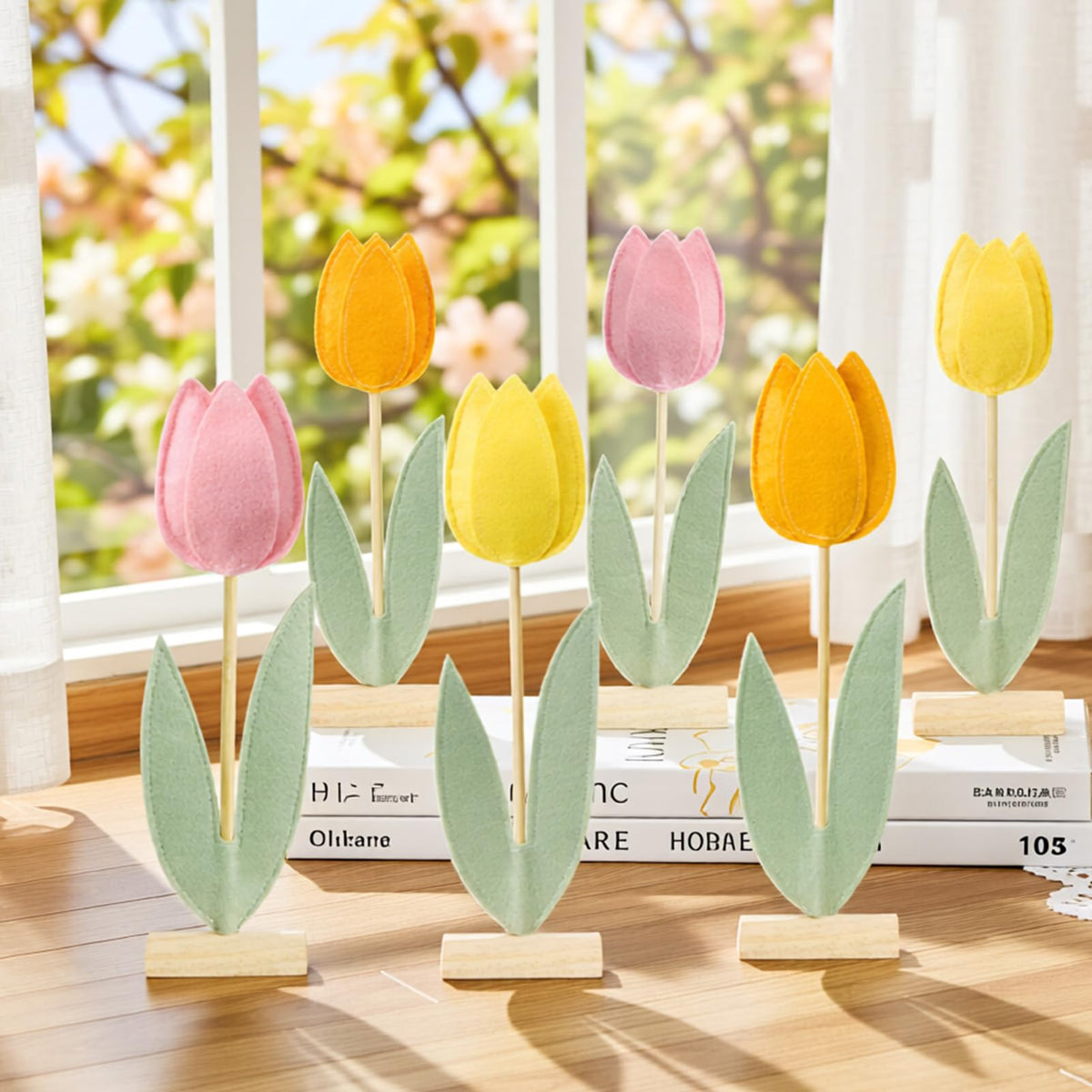 Paper Jazz Easter table decor idea for bright spring celebrations