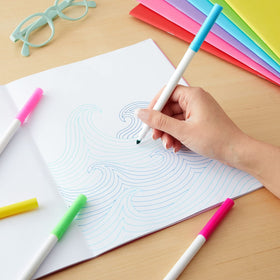 Sturdy card-stock pages in Paper Junkie notebooks provide durable surfaces for doodling.