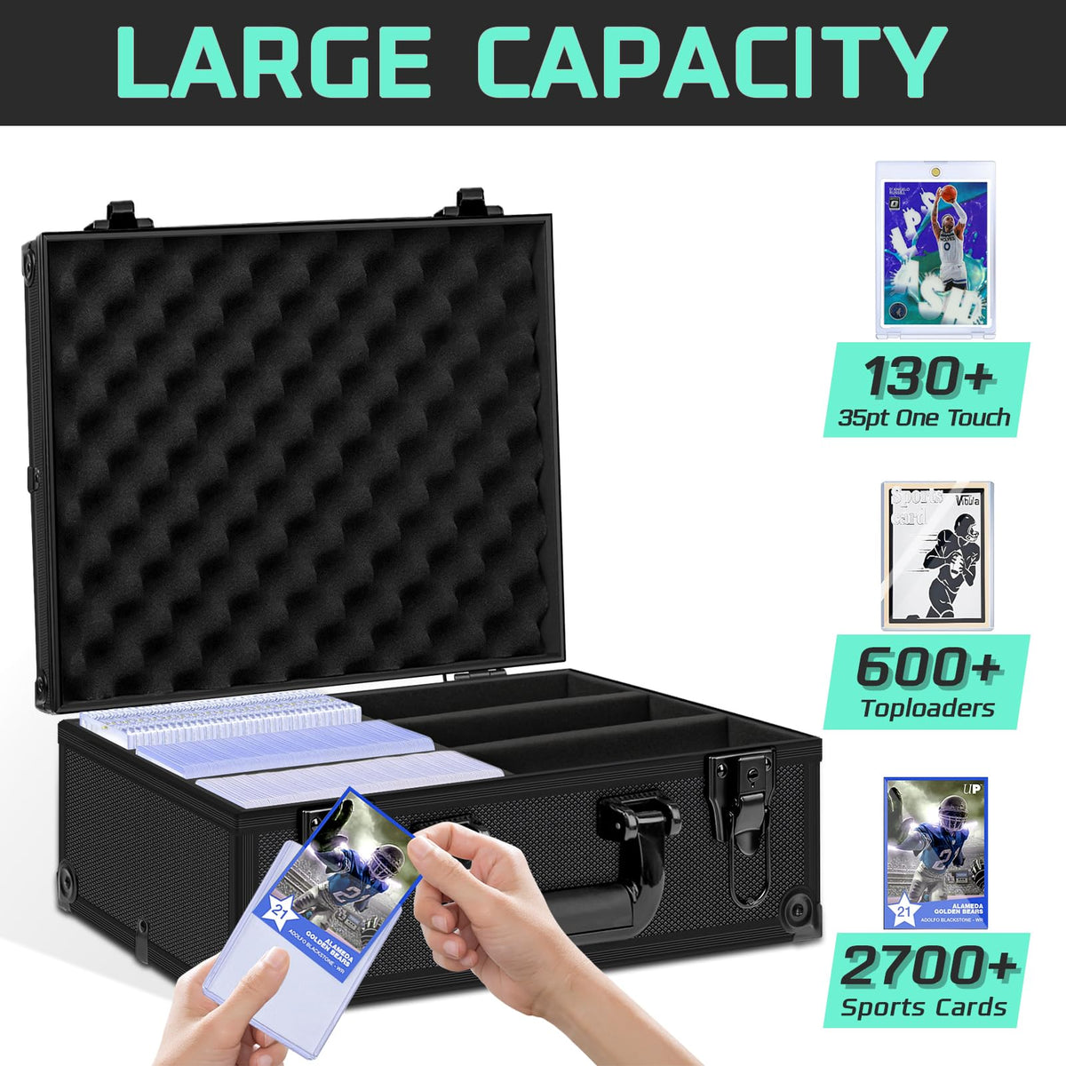 PAPNIX rugged hard-shell case protects cards during transport