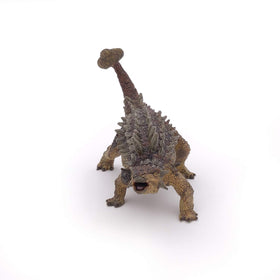 Papo Ankylosaurus hand-painted texture enhances color depth for lifelike display.