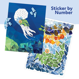 PAPP Sticker by Number Adorable Animals page offers a satisfying creative escape for all ages