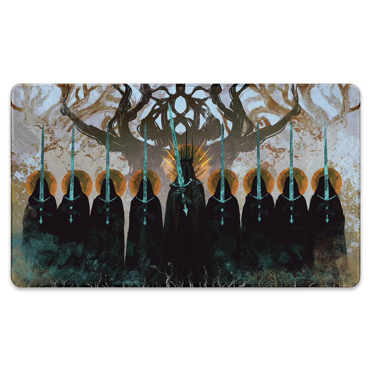Paramint Nine Black Riders stitched edges for durable play surface.