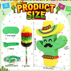 Pardecor cactus pinata 21inch size makes a bold centerpiece for gatherings.