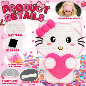 Pardecor pinata eye mask reusable design for classic party fun