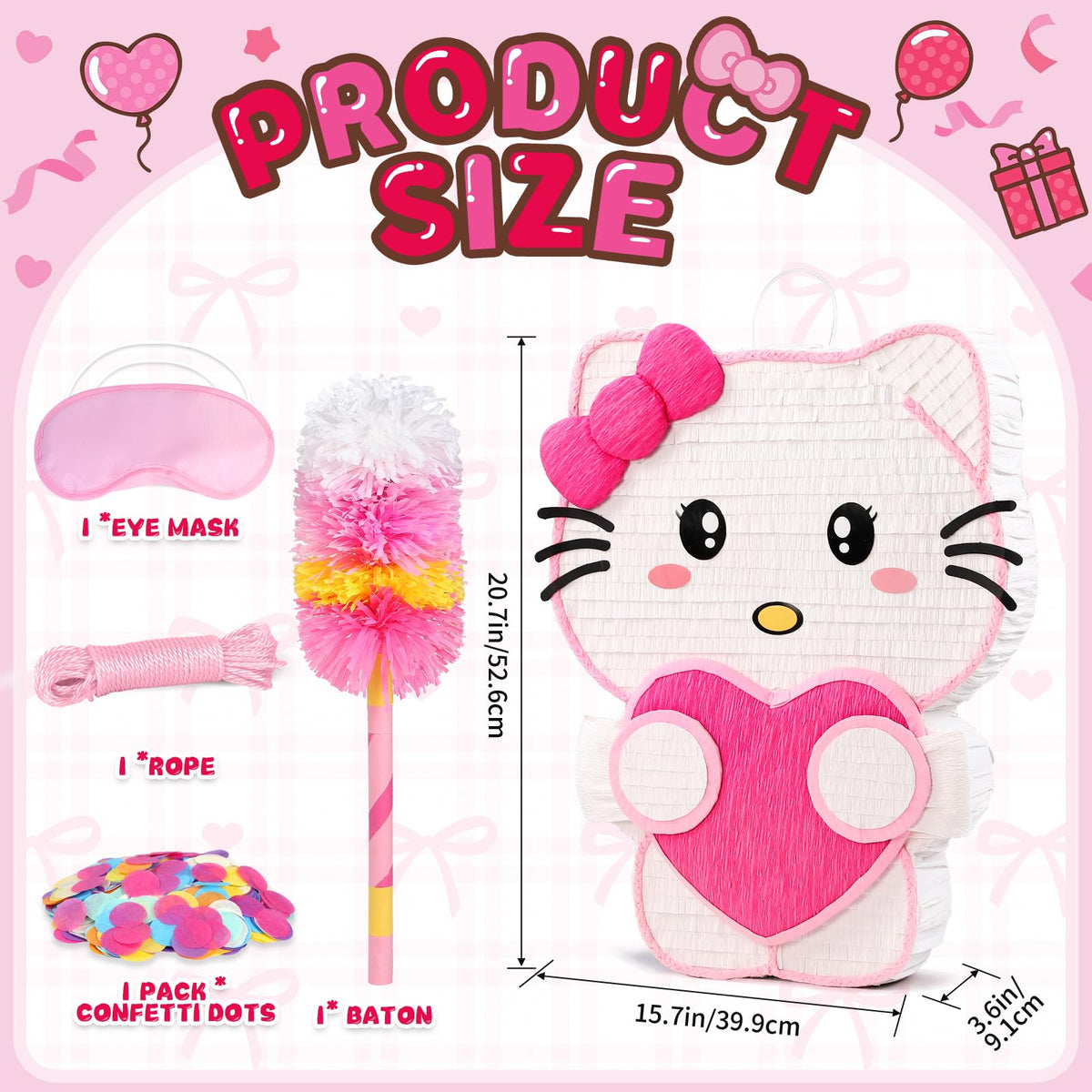Pardecor pinata hanging rope kit for easy setup