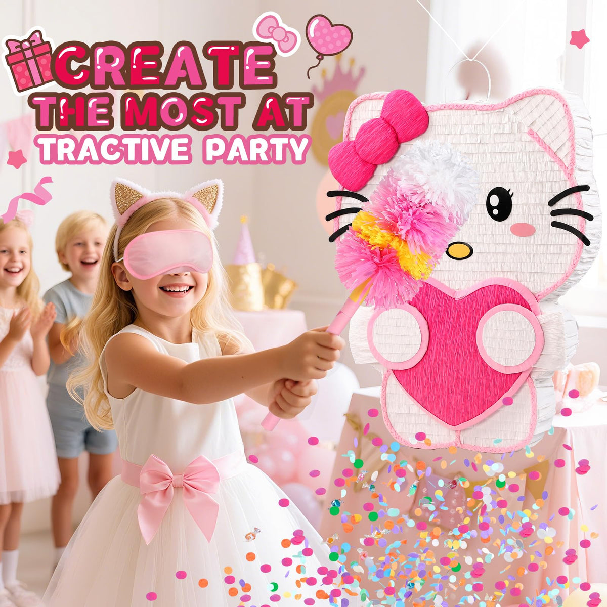 Pardecor pinata large filling opening enables generous candy or toy loads