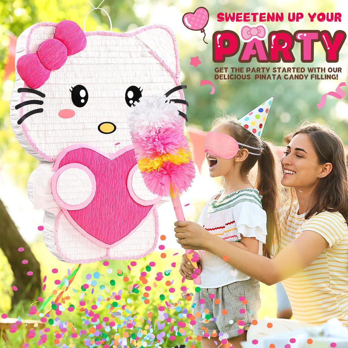 Pardecor pinata room decor doubles as a photo-worthy centerpiece