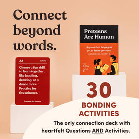 Parents Are Human Preteens level-2 thoughtful-topics prompt deeper talks.