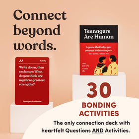 Parents Are Human starter conversation card helps kickoff warm exchanges with teens