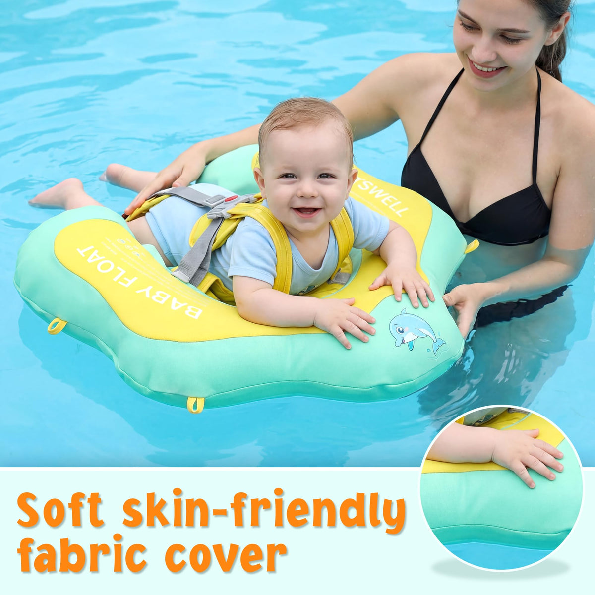 Parentswell adjustable shoulder straps fit babies 6-36 months securely