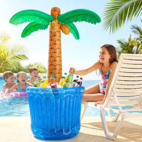 PARENTSWELL durable PVC inflatable palm tree for festive indoor or outdoor use.