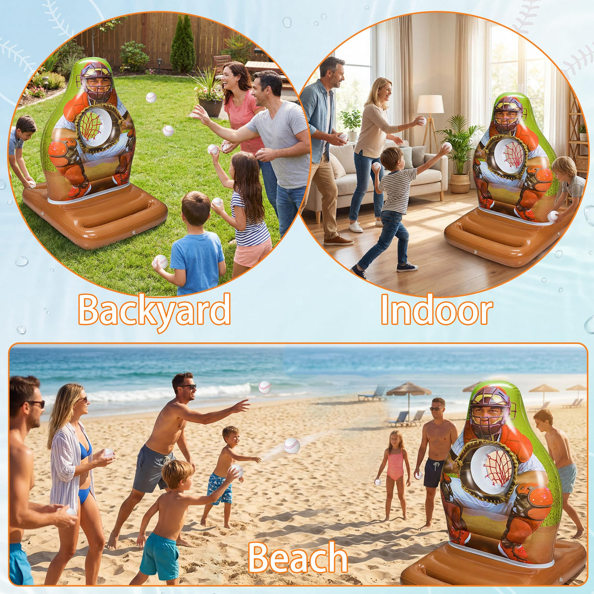 PARENTSWELL easy inflate and quick fill for more play time