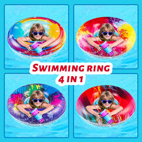PARENTSWELL sunset red pool float adds vibrant styling for sunny pool days