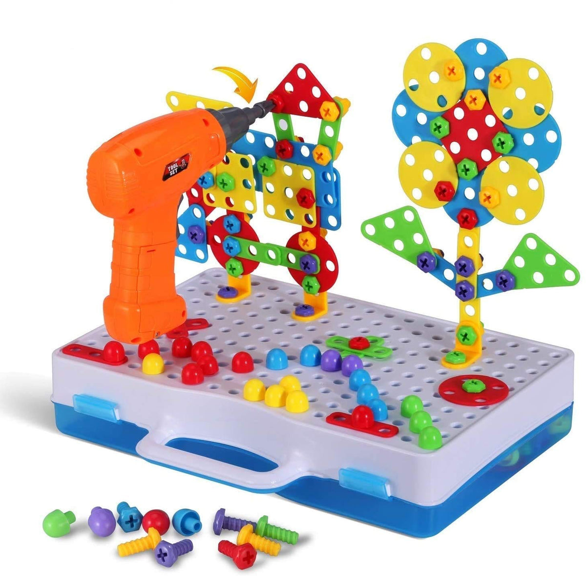 Parhlen building blocks flowers set supports color recognition and pattern exploration