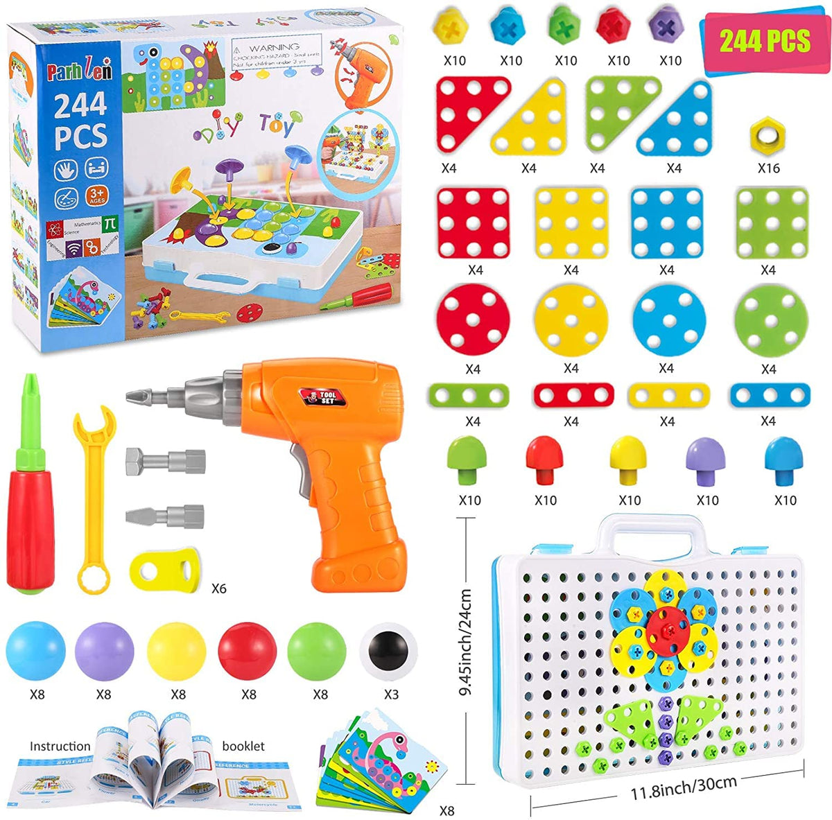 Parhlen building blocks wheels and pieces inspire vehicle projects