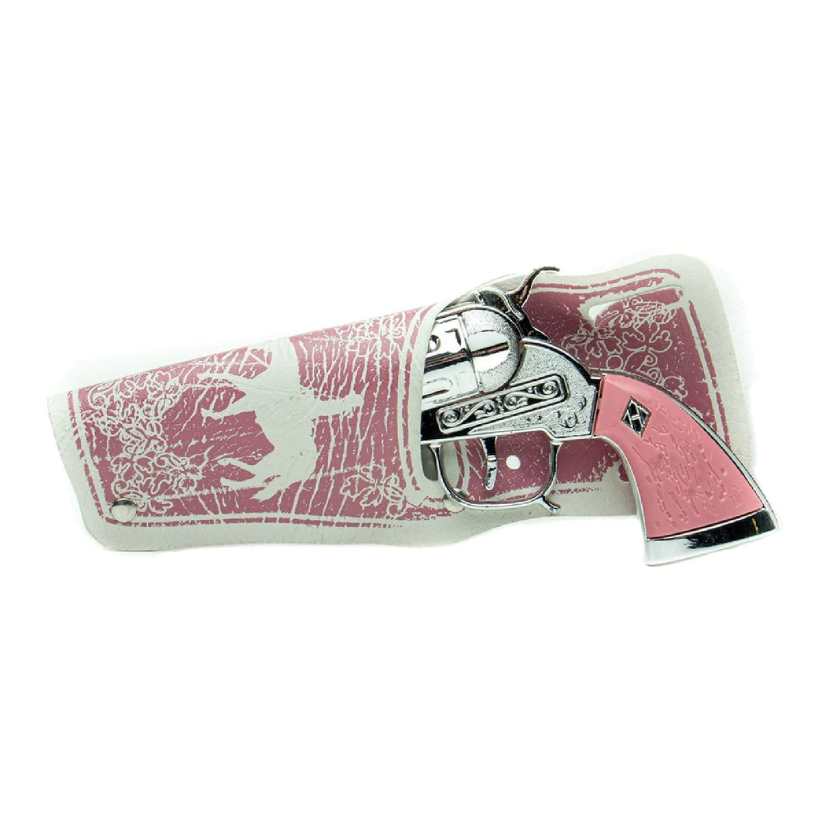 PARRIS Western Girl holster set, pink and white design, fuels imaginative cowgirl play.