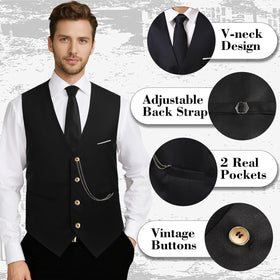 PARTTELY 1920s-tie adds polished finish to themed outfits