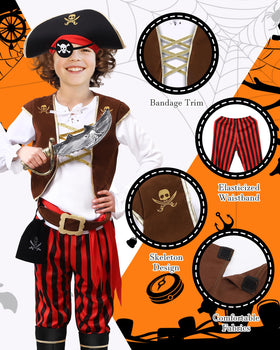 PARTTELY pirate eyepatch, completes swashbuckler look