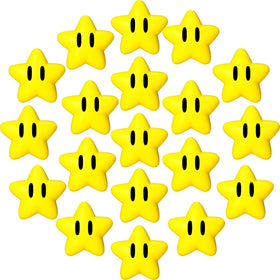 PARTVON Mini Star Stress Ball 2-2 inch, pocket-sized party favor and classroom reward.