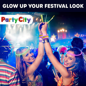 Party City glow sticks enhance parties, festivals, and classroom celebrations.
