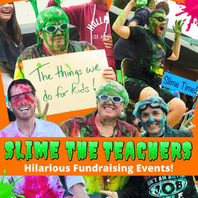 PARTY GOAT fundraising slime ideas for school events.