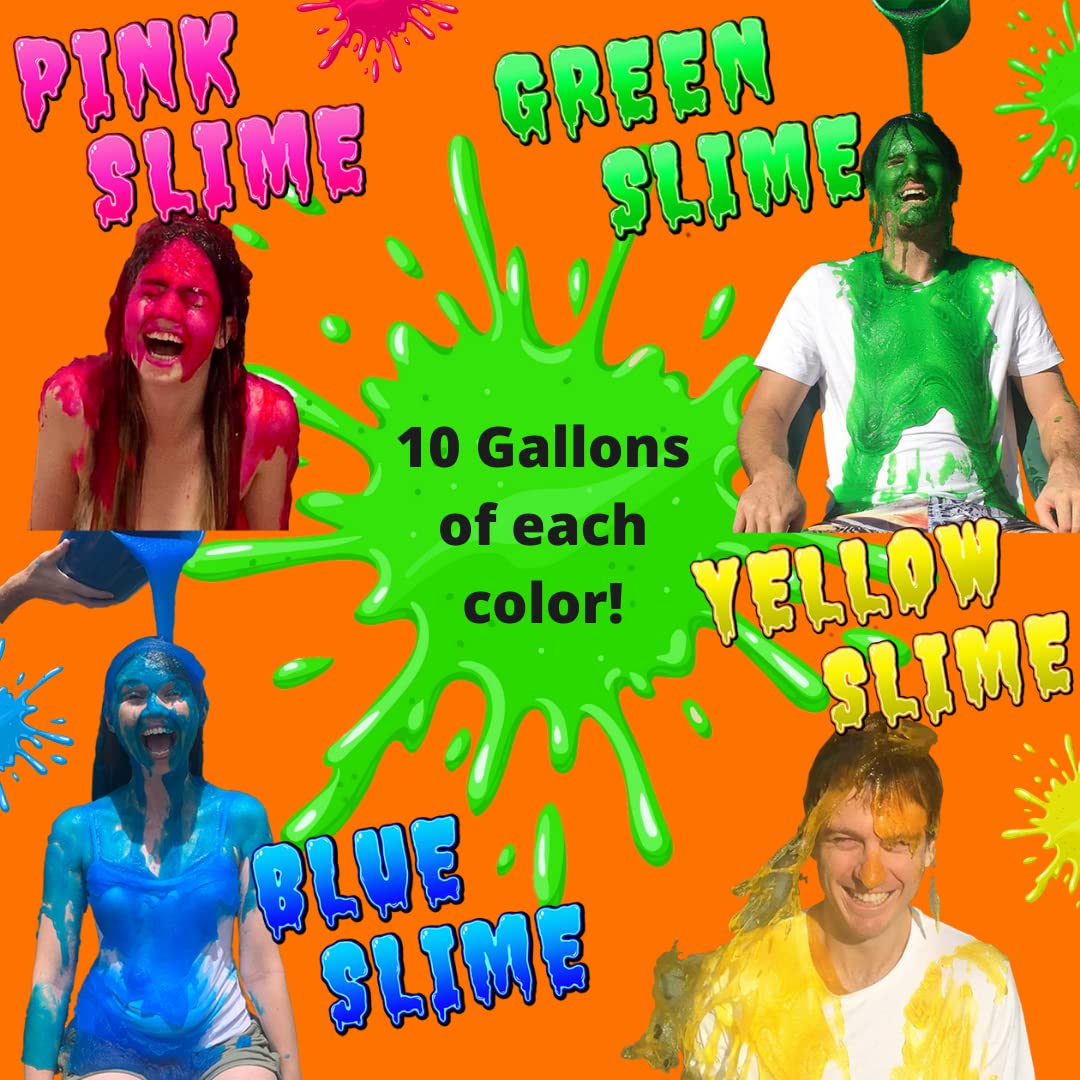 Party GOAT pink slime powder bulk for vibrant color runs and slime battles.