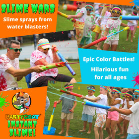 PARTY GOAT slime activities and games for parties and classrooms.