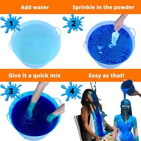 PARTY GOAT Slime in a tub for sensory and active play.