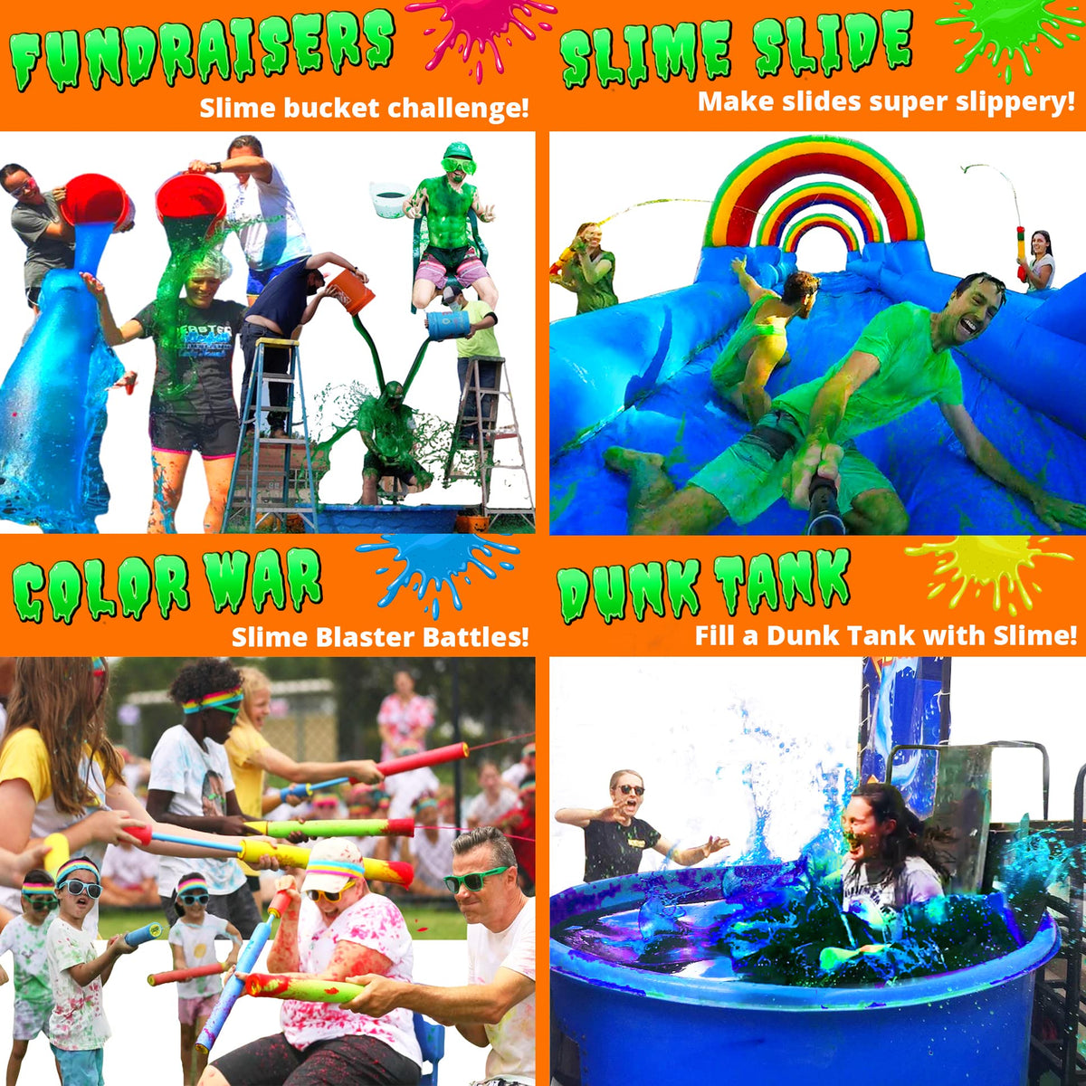 PARTY GOAT Slime games and activities for party entertainment.
