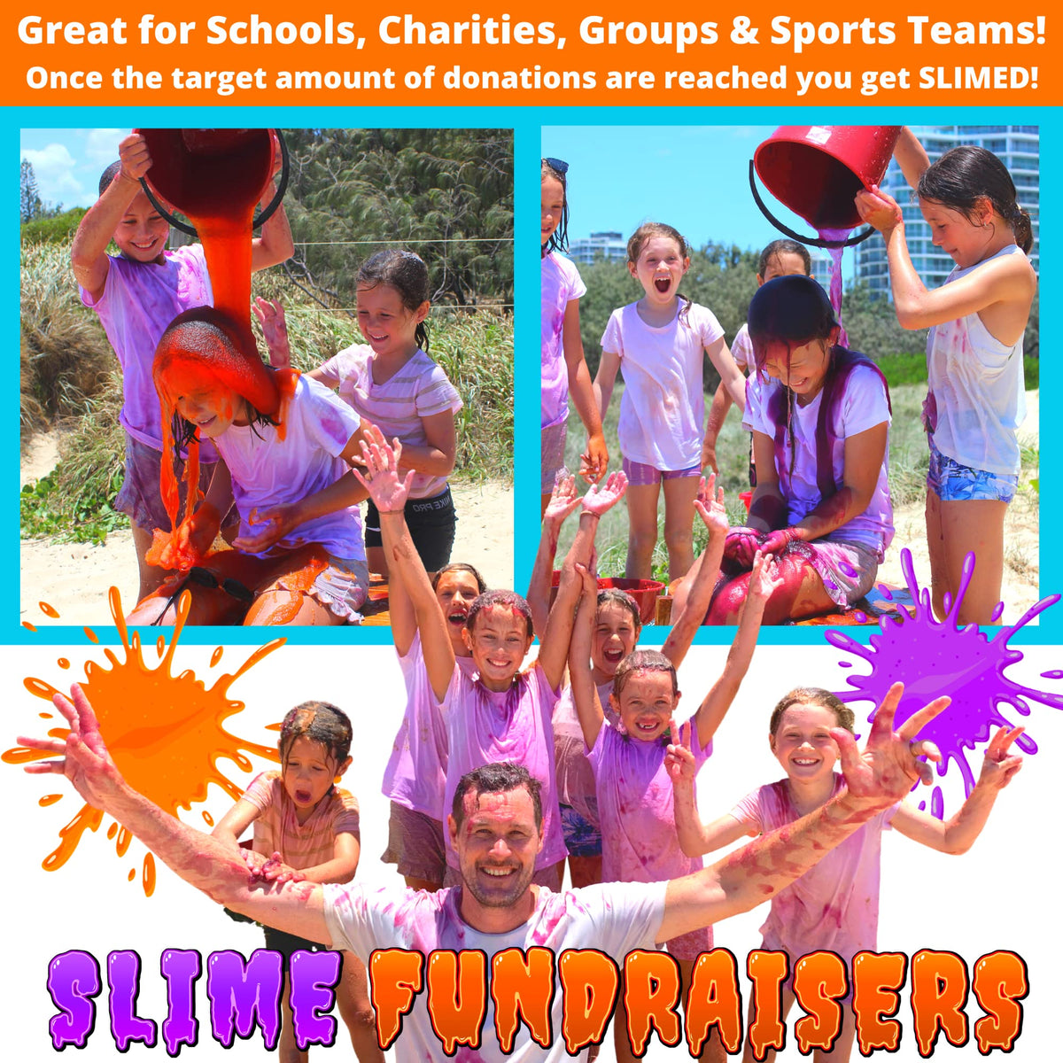 Party GOAT slime pool setup ready for quick, splashy party games.