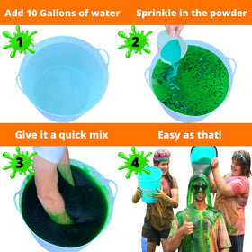 Party GOAT yellow slime powder bulk for bright, energetic celebrations.