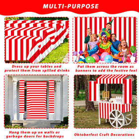 Disposable Party Greeting tablecloth for easy cleanup after celebrations