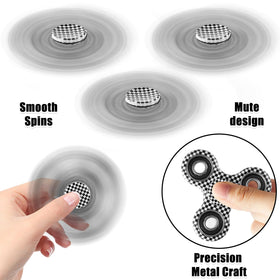 Party Greeting racing spinner in pocket-sized form ideal for travel and on-the-go play.
