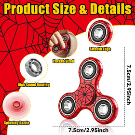 Party Greeting spiderweb spinner close-up: smooth edge for comfortable fidgeting