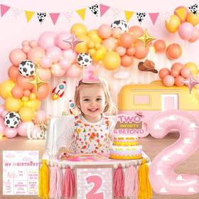 Party Inspo cow print tablecloth ties decor together with style