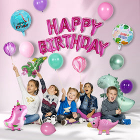 Party Spot! Dinosaur tableware sets simplify party setup.