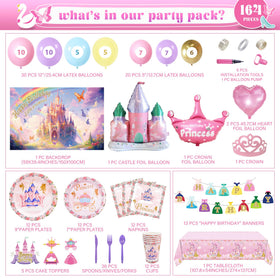 Party Spot pastel 12-inch latex balloons create a soft, elegant palette