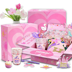 Party Spot princess backdrop with butterflies and flowers for magical photos