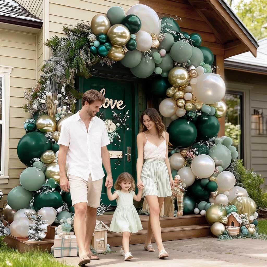 Partycus chrome-gold-metallic-12in balloons for premium shine.